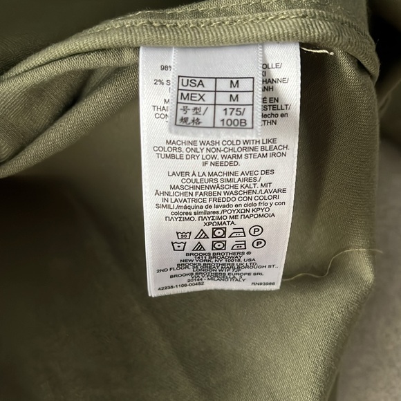 NWT Brooks Brothers Shirt Jacket Men’s Medium - Picture 12 of 13